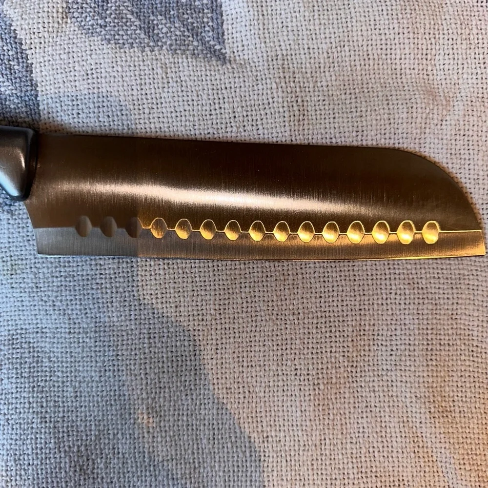 New Gold Coast Stainless Steel 7” Chef's Knife Metal Handle